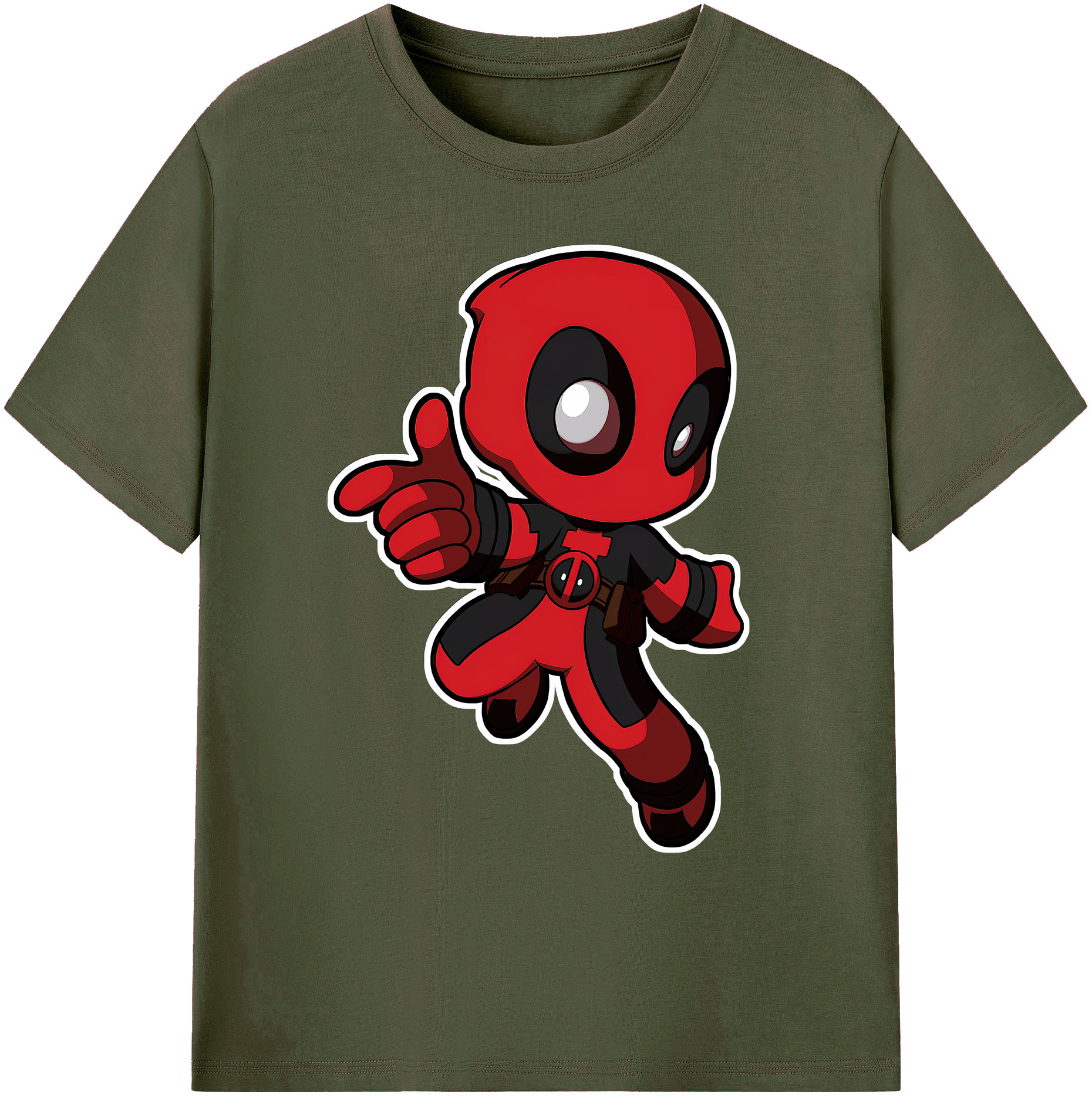 （画像用） Deadpool デッドプール 綿100％ メンズ半袖Tシャツ｜肌触りやわらか＆通気性